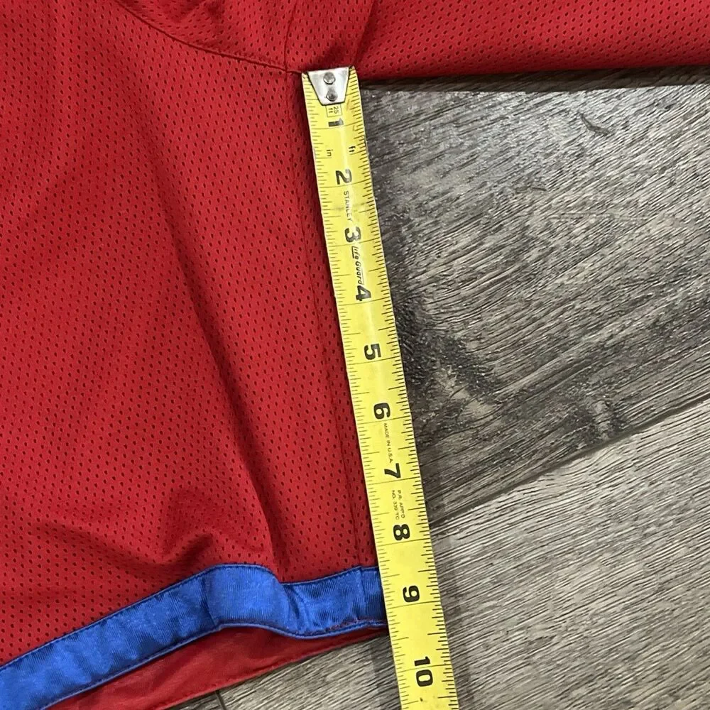 Vintage Y2K Nike Gray Tag Baggy Basketball Shorts Red Blue - Men’s Medium